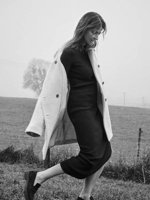 Ribbed knit skirt (GOTS)