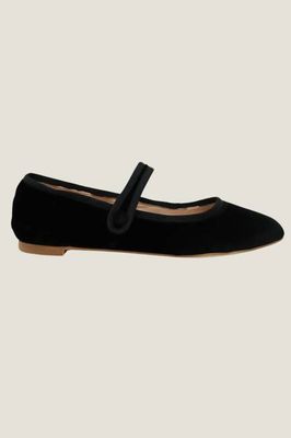 Velvet Mary Jane | Black