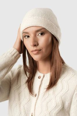 Knitted Alpaca Beanie Hat