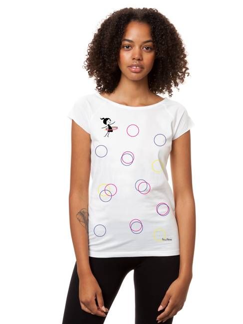 Sporty Girl Cap Sleeve white