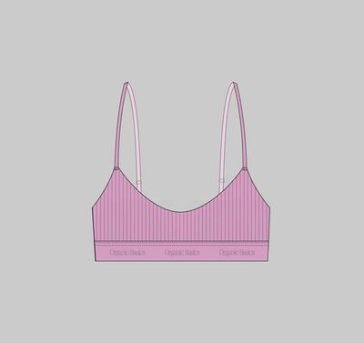 Core Rib Open Back Scoop Bralette