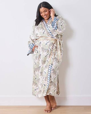 Bagheera - Eco Satin Robe - Wedding Cake