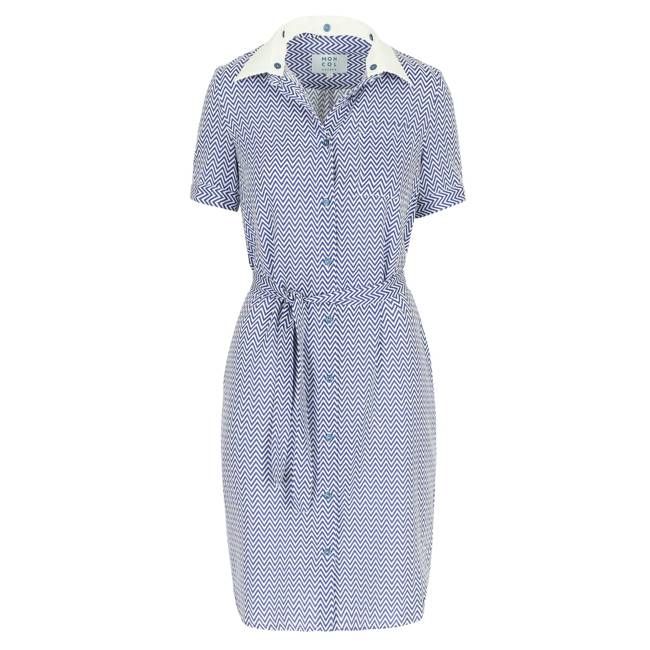 Echo dress zigzag blue - Last size: 36