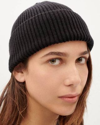 Black wool Amor beanie