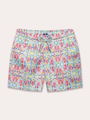 Boys Coral Kaleidoscope Staniel Swim Shorts