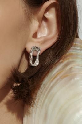 Vacation Small Chain Earrings - Silver