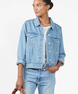 Women's Peacenik Denim Trucker - Outerworn