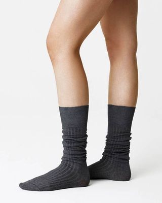 Loelle Ribbed High Sock