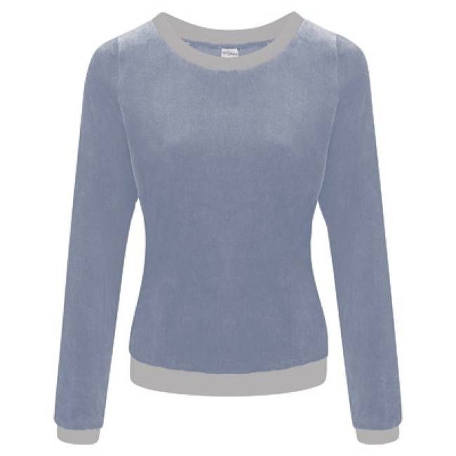 Bio Nicki Pullover Onne lichtblau / grau - kaufen