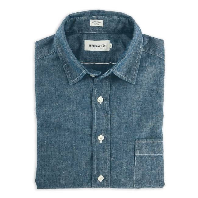 The California in Selvage Confetti Chambray