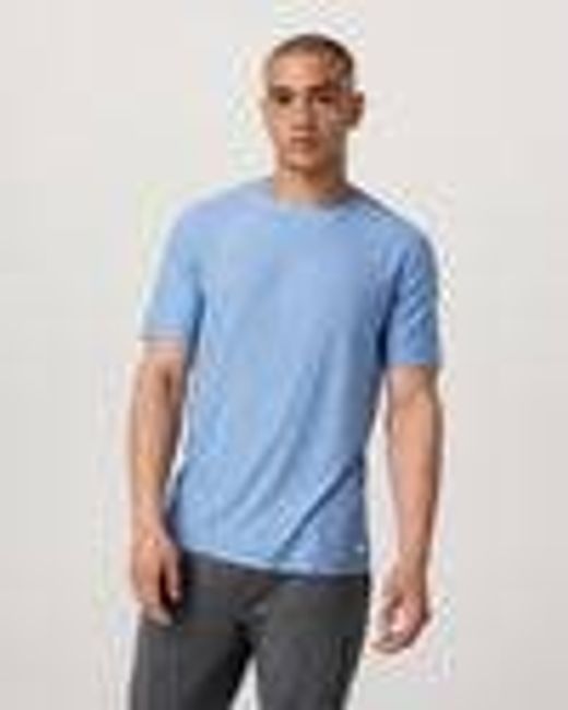 Strato Tech Tee | Women's Isle Blue Heather T-Shirt | Vuori
