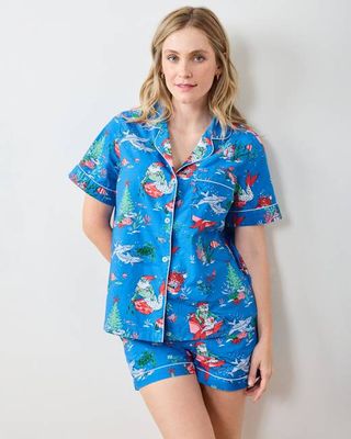 Merry Mermen - Short PJ Set - Dolphin Tail