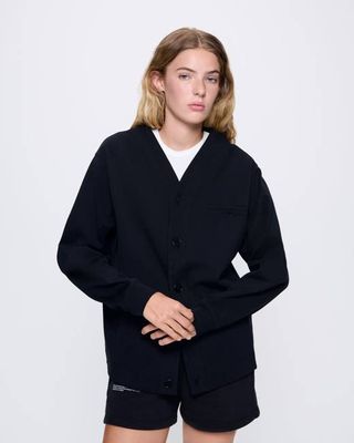 Archive Womens DNA Double Jersey Liner Jacket—black