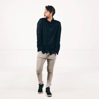 Overhemd - Linnen - zwart