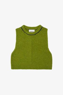 Ada Sweater Vest, Dewy Moss Green
