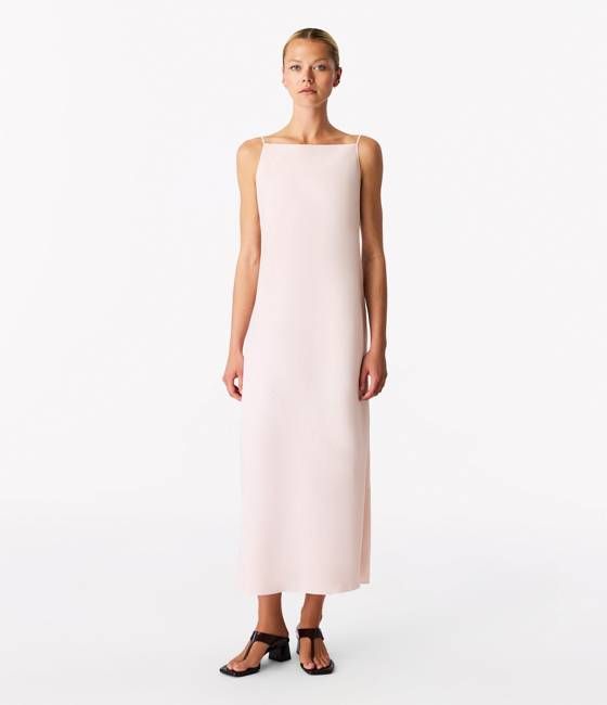 Square Neck Slip Dress | Quartz