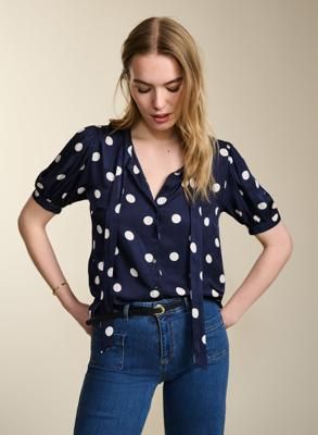Violette Satin Blouse