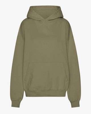 Organic Oversized Hood - Dusty Olive