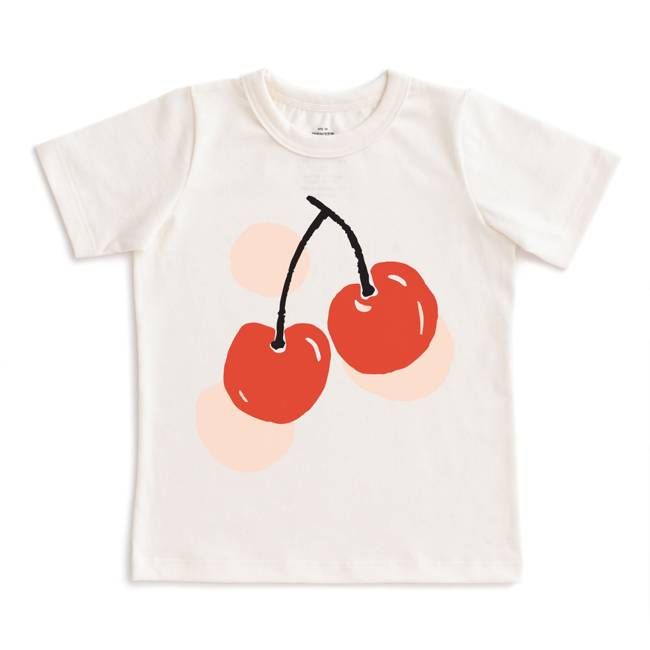 Short-Sleeve GRAPHIC Tee - Cherries Natural