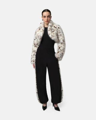 Odette Snow Leopard Bolero