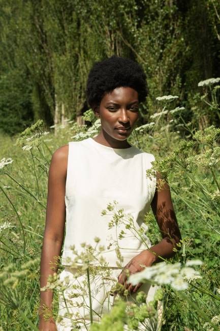 Whitley Organic Cotton Vest in Undyed