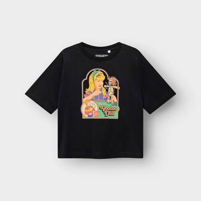DEDICATED - T-shirt Vadstena Voodoo Doll Black