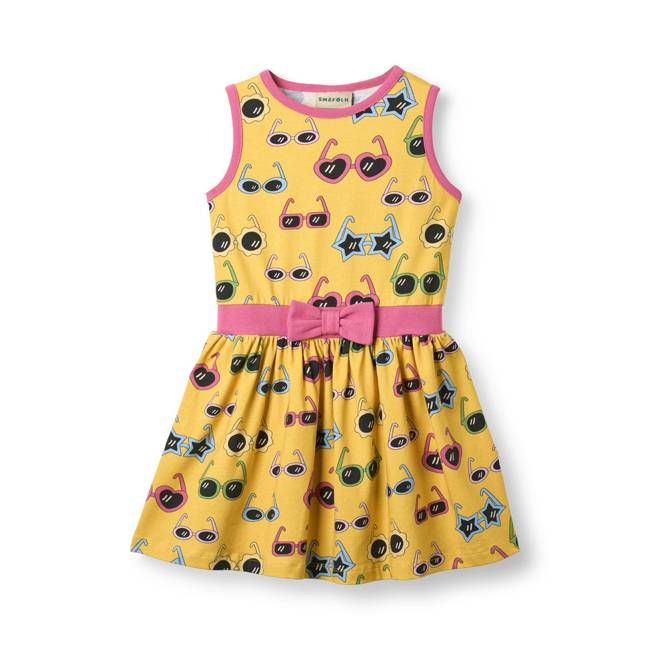 Evelina sleeveless dress with sunglasses