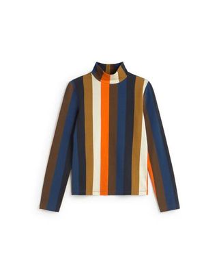 Orange striped burnley Ellen top