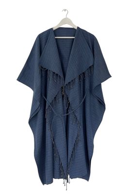 NEW! Cotton Tassel Duster Denim