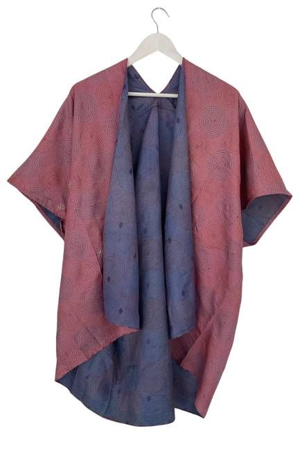 Vintage Silk Trudi Poncho No.75 Jodhpur Edit