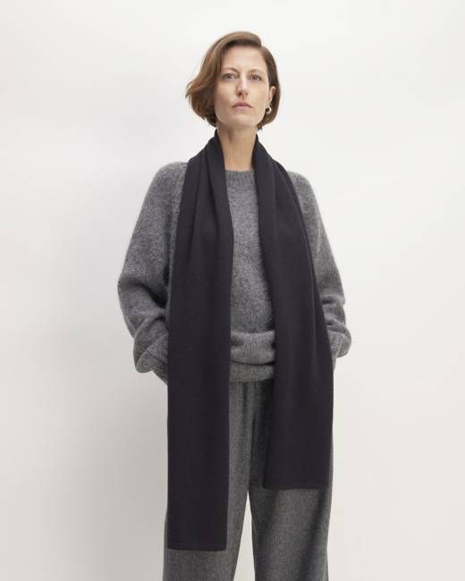 The ReCashmere Scarf |  Black