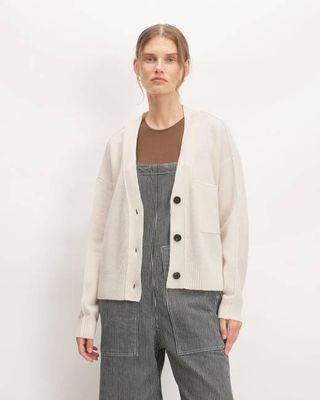 The Good Merino Wool Cardigan | Bone