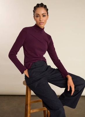 Paige Luxe Rollkragenoberteil