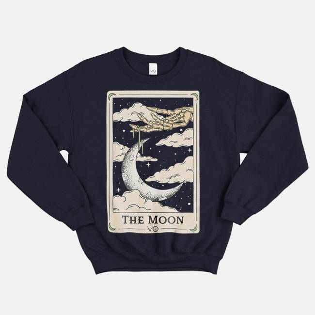The Moon Tarot Sweatshirt (Unisex)
