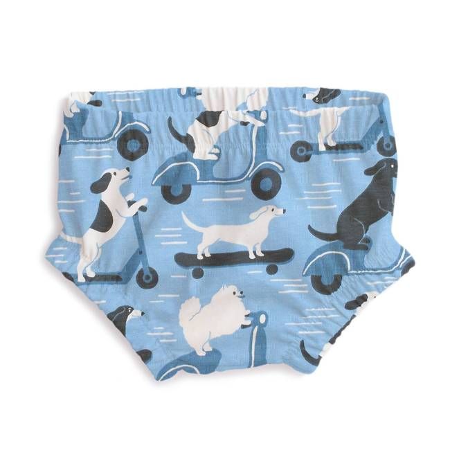 Bloomers - Dogs on Scooters Blue