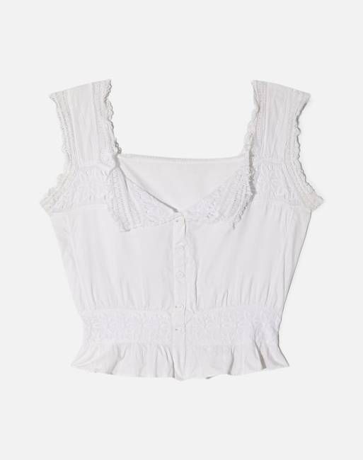 Vintage Edwardian Era Cotton Top - #1526