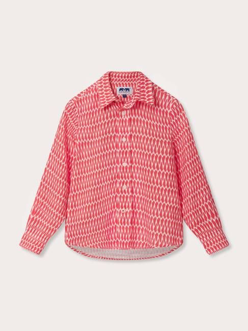 Kids Hot As Shell Abaco Linen Shirt