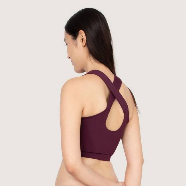 Recycling Bikini-Top Tryde tinto (rot)