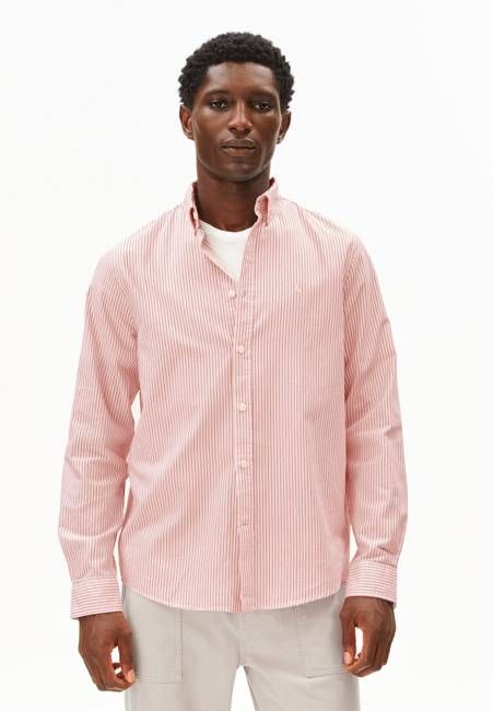 QUAASA STRIPE LONGSLEEVE SHIRT | tabasco red