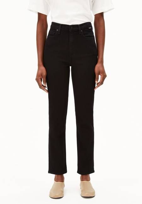 LEJAANI HIGH WAIST SLIM JEAN | rinse black