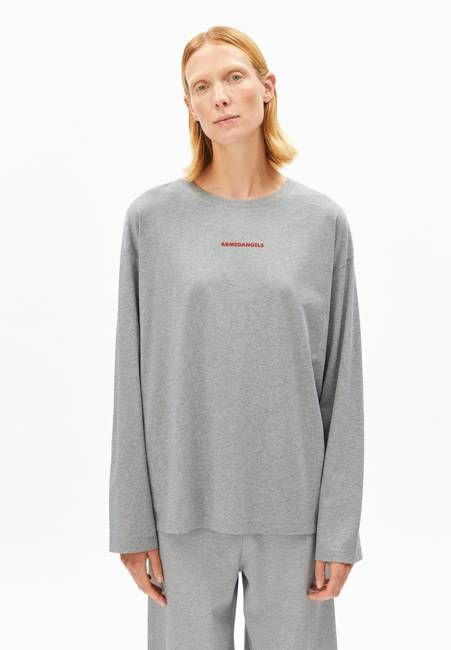 FIETAA SMILE LONGSLEEVE| silver melange