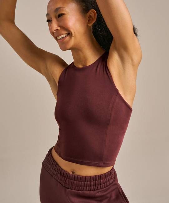 Ultimate Balm Twist Back Crop Top