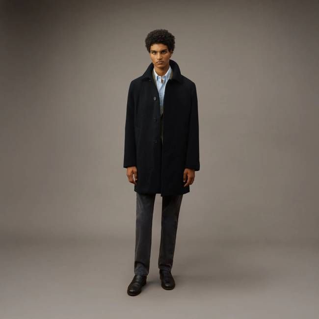 REGULAR WOOL COAT