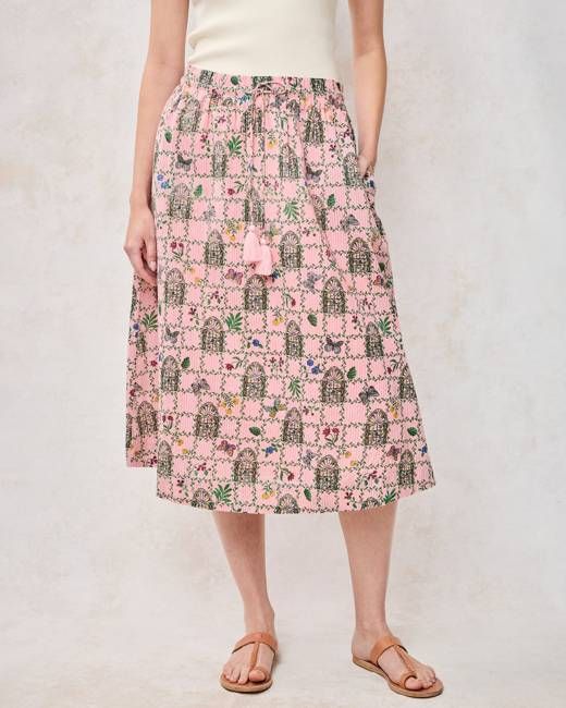 Gilded Greenhouse - Sofia Skirt - Pink Muse