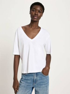 Shirt mit V-Ausschnitt (GOTS)