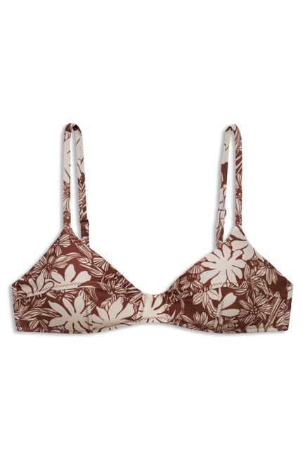 Simone Retro Top in Flora