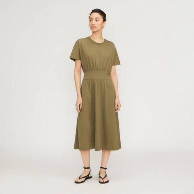 The Organic Cotton Waisted Dress | Kalamata