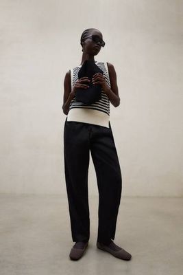 BLACK INDI TROUSERS