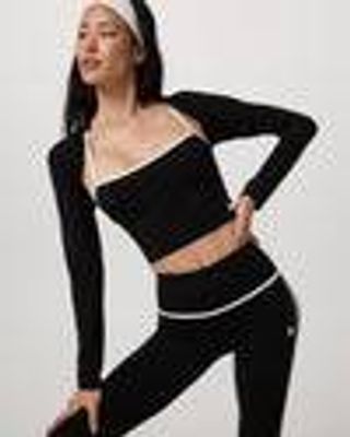 Vuori AllTheFeels™ Corset Tank | Women's Black Tank Top