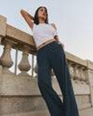 Villa Everyday Wideleg – Women's Ink Lightweight Pants – Pants – Vuori